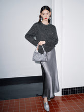 Women's Heavy Machinery-crafted Sequin Knit Pullover